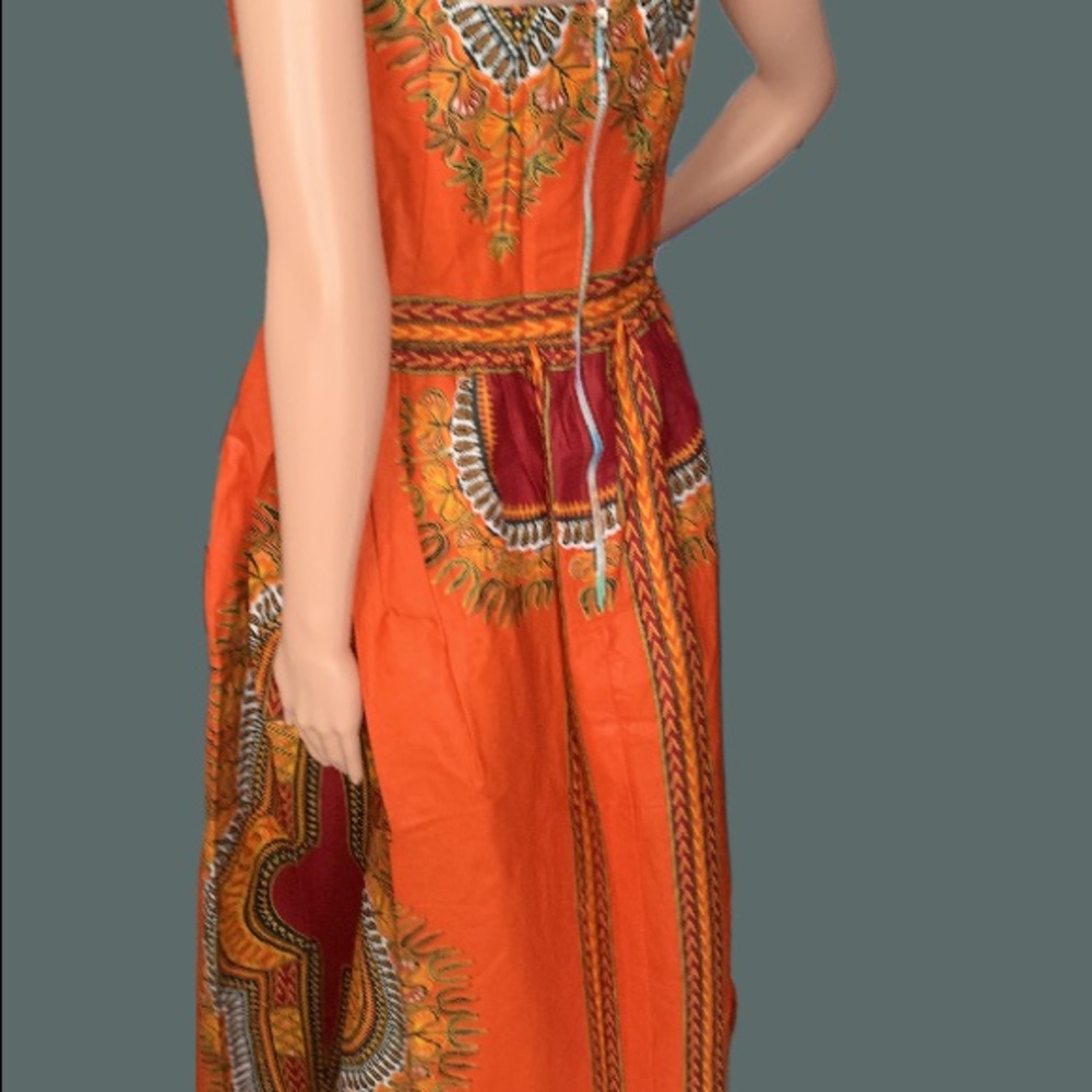 GATHERED WAIST DRESS - Picture 4 of 11